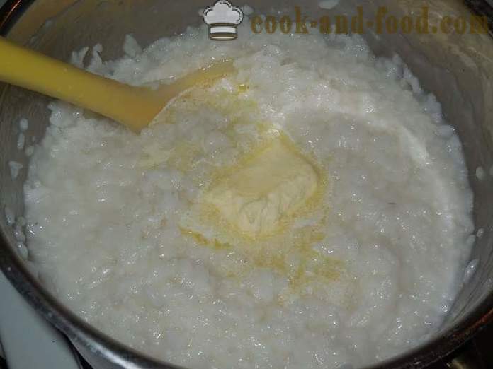 Jak se vaří rýže kaši na vodě na ozdobu - recept s fotografií