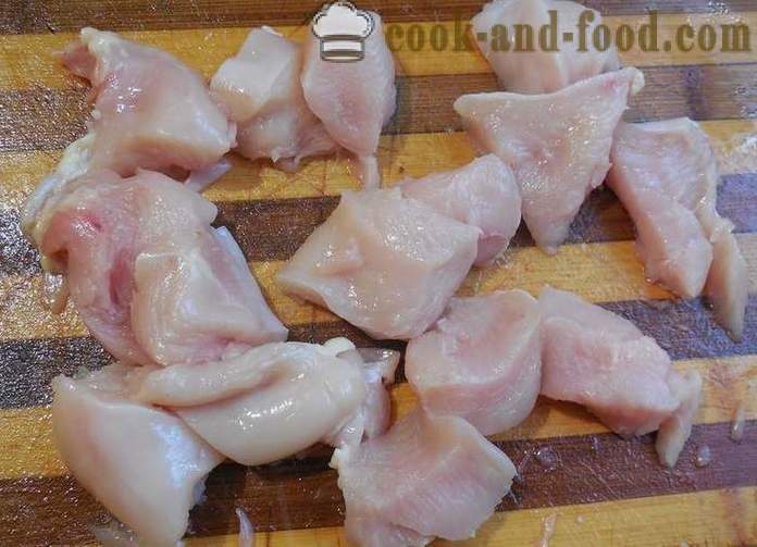 Jak se vaří kuře na pánvi se škrobem - šťavnaté a chutné - recept s fotkou