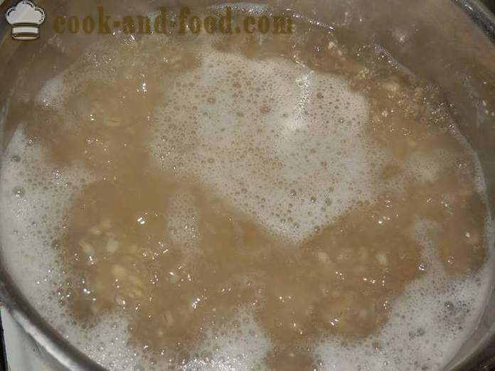 Delicious ječmen kaše na vodě - krok za krokem recept s fotografiemi - jak vařit ječmen kaše