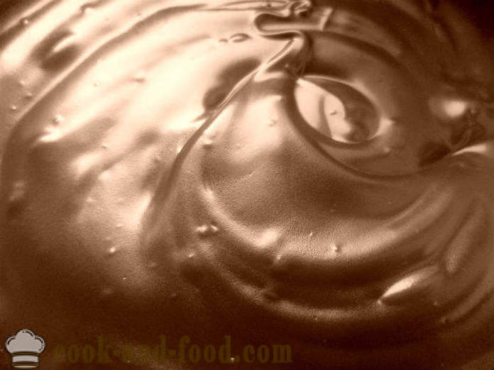 Čokoládový krém a mléko glazura - dobrý recept na to, jak udělat čokoládovou polevou