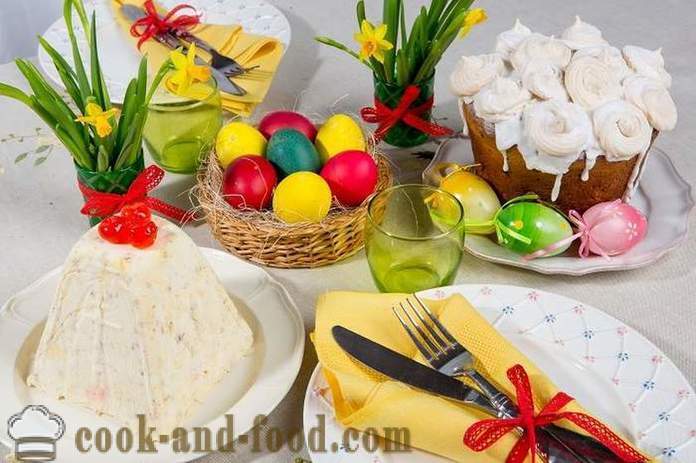 Kulinářské tradice a zvyky Velikonoc - velikonoční stůl v slovanský ortodoxní tradice