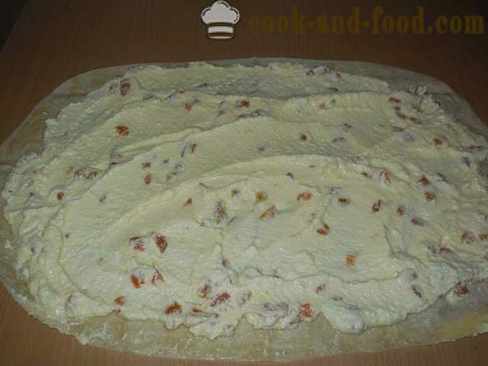 Koláč z pita chleba s tvarohem - jednoduché a chutné koláč pita v multivarka receptu s fotografiemi.