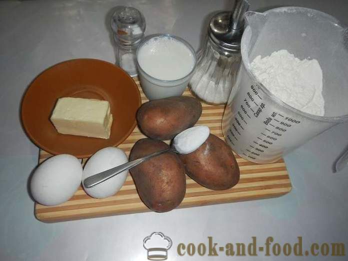 Lahodné knedlíčky s brambory a zakysanou smetanou. Jak vařit knedlíky s bramborami - krok za krokem recept s fotografiemi.