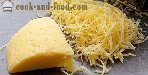 Houby plněné sýrem a zapečené v troubě. Jednoduché a chutné recepty s fotkami.