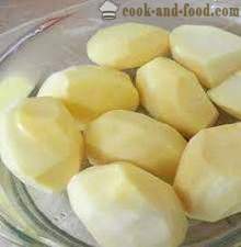 Jak smažit brambory na pánvi: chutné, s krustou, křupavé, stejně jako hranolky recept s videem a fotografiemi