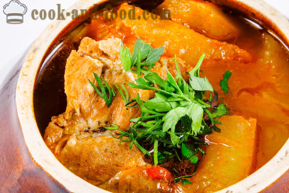 Gruzínská kuchyně: chakhokhbili Chicken - video recepty doma