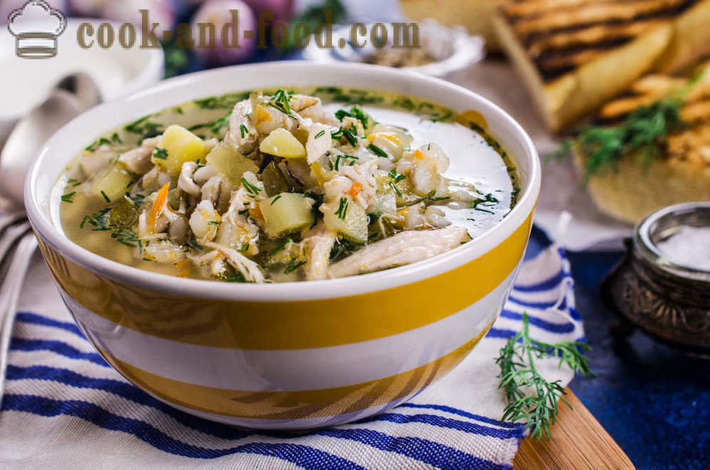 Jak uvařit chutnou polévku s kroupami - videa receptů doma