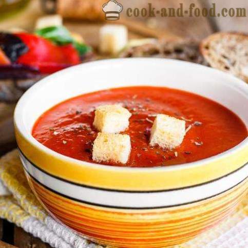 Vaření rajče zázrak: rajčatová polévka - video recepty doma
