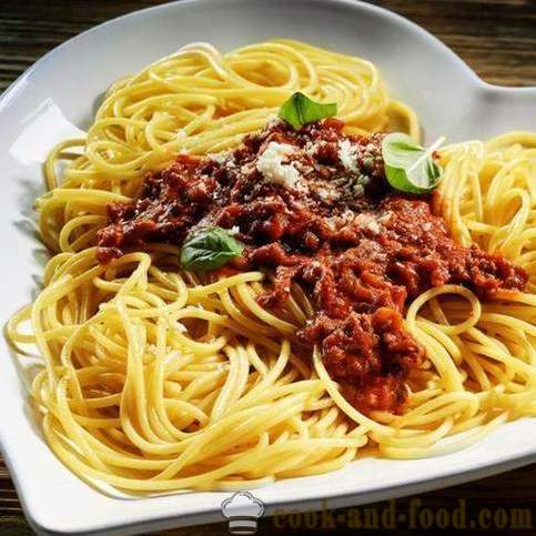 Tři omáčka recept na špagety