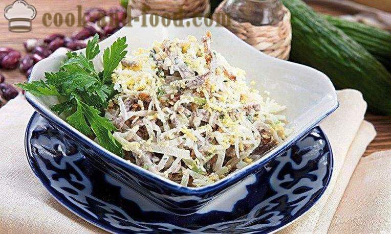 Uzbek kuchyně: Salát „Taškent“ - video recepty doma