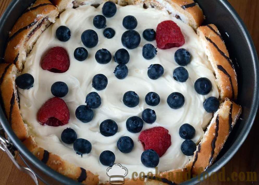 Berry cheesecake po dobu 20 minut - video recepty doma