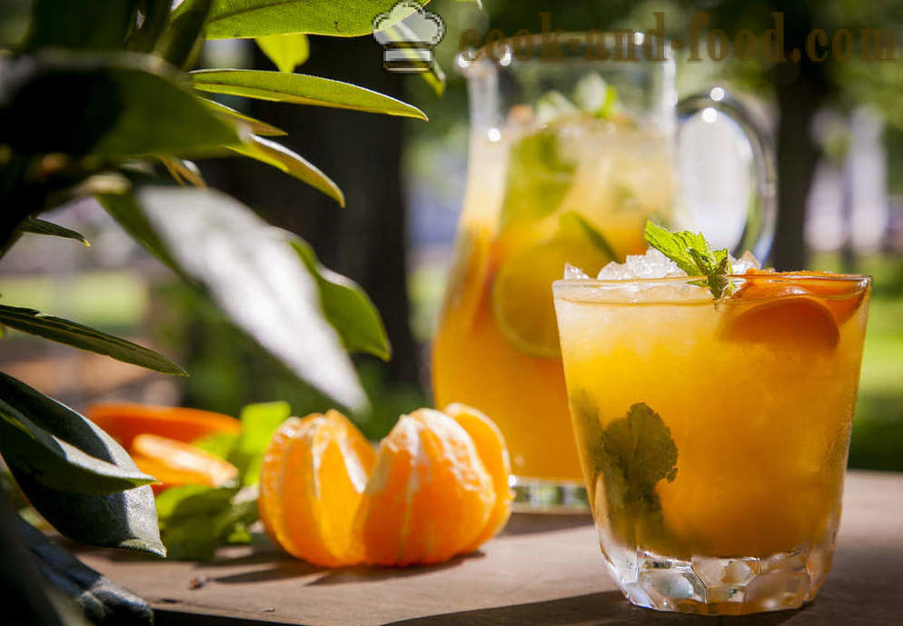 Čerstvá: mandarinka mojito máta a malina limonáda - video recepty doma
