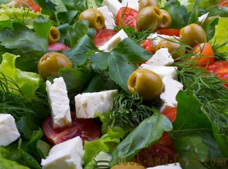 70 recepty Jednoduché a chutné saláty s fotografiemi